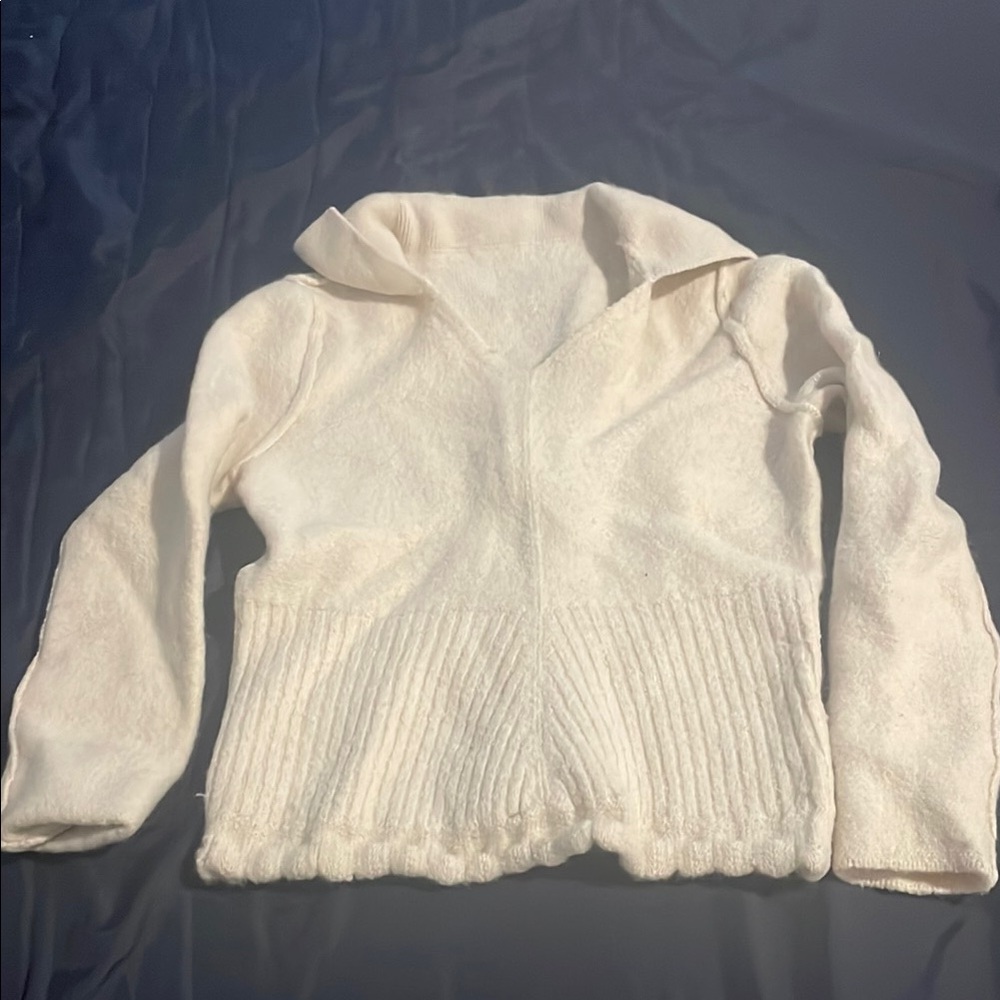 Elegant White Women's Sweater